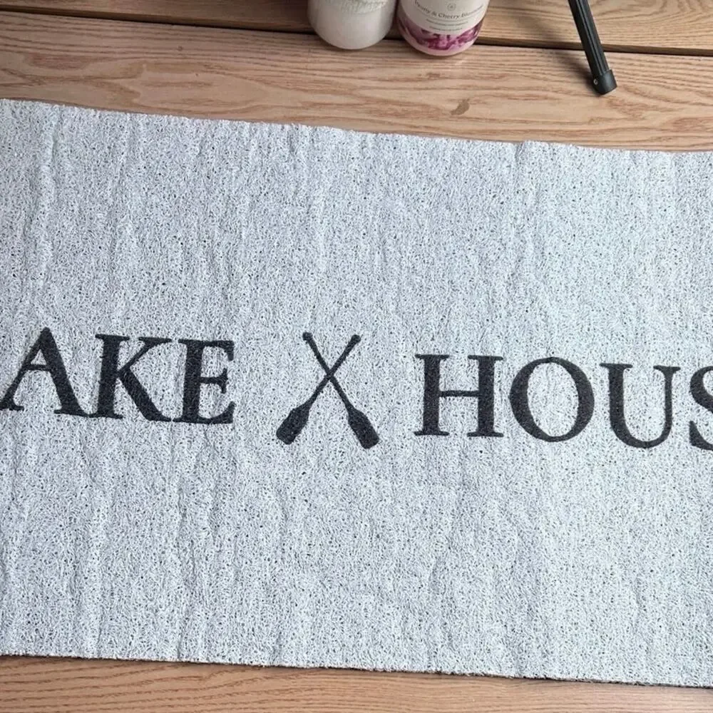 New “Lake House” with Orr’s 🛶Outdoor Indoor Rug Front Back Door size 29”x17.5”
